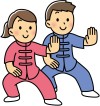 夜の太極拳