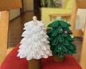 つまみ細工でクリスマスツリー