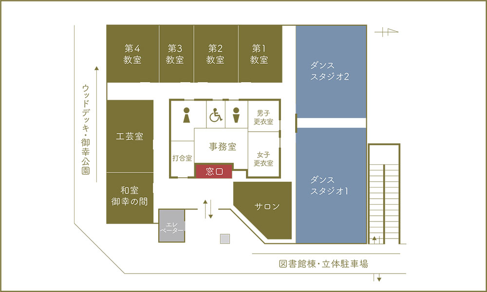 安城校案内図